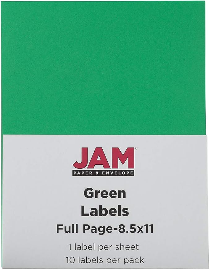 JAM PAPER Full Sheet Shipping Labels - Image 5