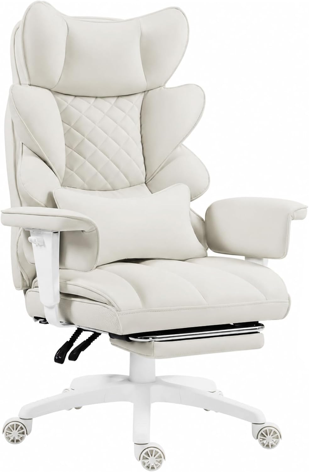 Dowinx Big and Tall Office Chair with Pocket Spring Cushion,High Back Compute...
