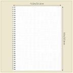 BESARME 80 Sheets A4 Dot Grid Spiral Notebook - Image 2