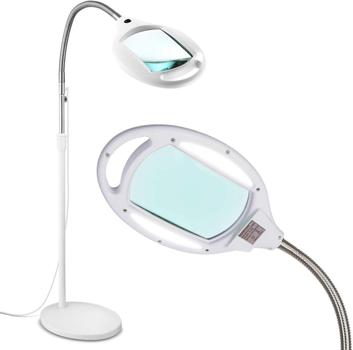 Brightech LightView Pro Magnifying Glass with Light and Stand, Magnifying Flo...