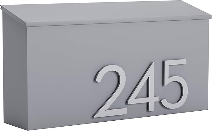 post & porch The OG Mailbox | Wall Mounted Mailbox | Black/Brown/White/Grey by postporch