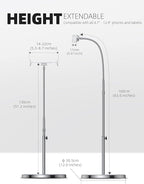 Lamicall Tablet Floor Stand Gooseneck - Image 5