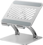 tounee Tablet Holder Stand, Dual Rod Adjustable Aluminum Desktop Stand by tounee