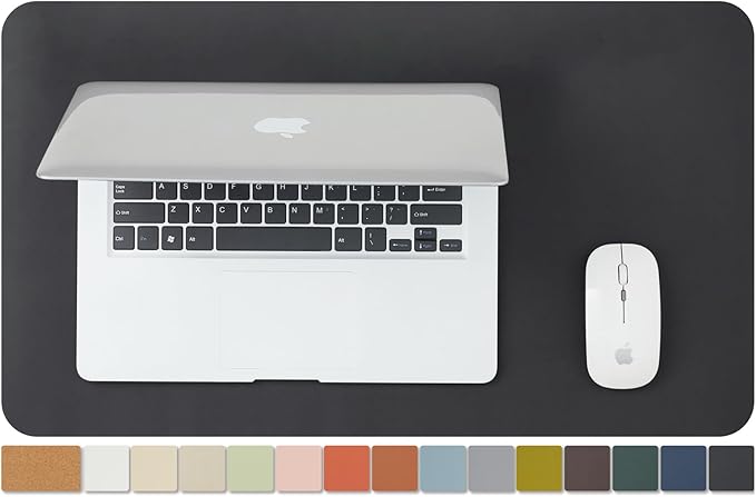 Cork Desk Mat - Small Dual-Sided Desk Pad by HOMIEAZICOZI