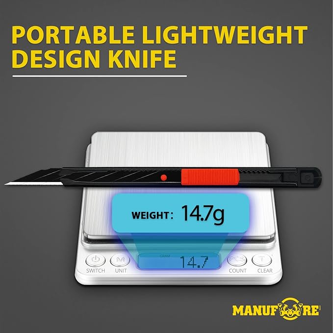 MANUFORE 30pcs 9mm Snap-off Knives - Image 2