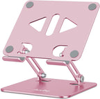 Aoviho Tablet Stand Holder for Desk, Adjustable Desktop Tablet Holder, Foldable by Aoviho