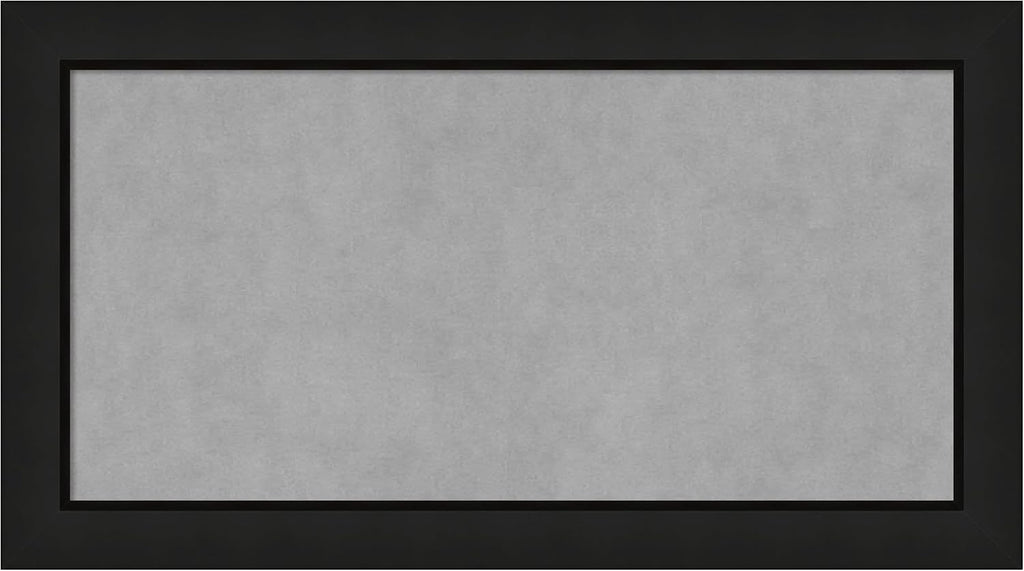 Amanti Art Black Framed Magnetic Board 15x27 Small Vision Board