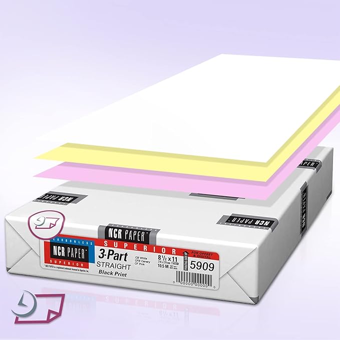NextDayLabels - Superior Carbon-less NCR, Pre Collated Paper, 500 Sheets Per - Image 2