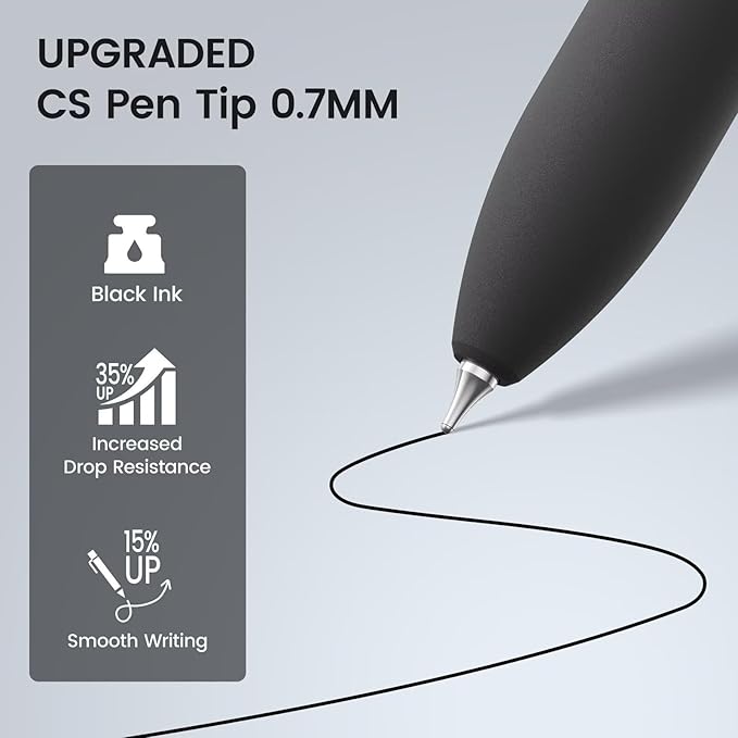 JIMMIDDA 8Pcs Black Gel Pens - Image 3