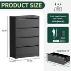 4 Drawer Lateral File Cabinet - Image 2