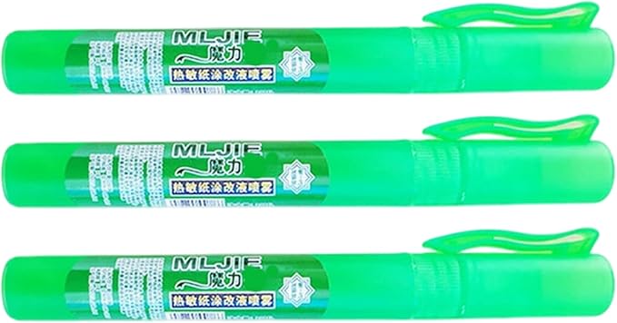 3Pcs White Out Liquid, Information Protection Correction Fluid Thermal Paper - Image 2