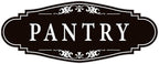Pantry Door Sign Sticker for Kitchen, Self-adhesive Farmhouse Pantry Decor for by LUHIMO