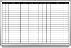 ER Dry-Erase Hospital Whiteboard 48" x 36"