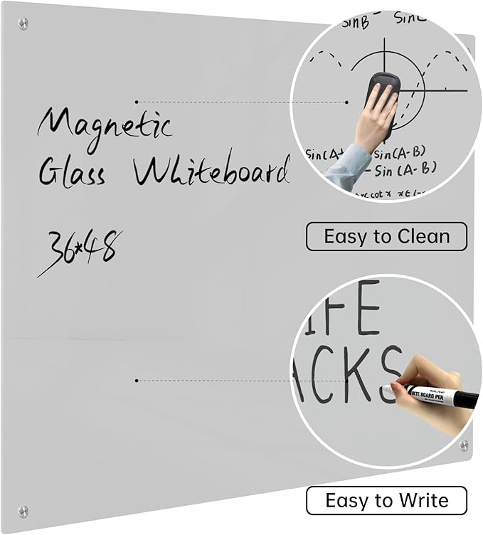 Magnetic Glass Dry Erase Board - Image 4