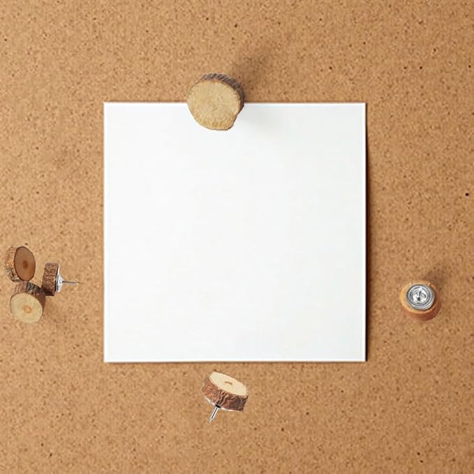 Wood Push Pins 80Pcs Set - Image 2