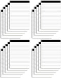 Nichela Notepads Bulk for Daily Planning and Organization of Work – 4 x by Nichela