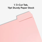 Smead Standard File Folders, 1/3-Cut Tabs, Letter Size - Image 4