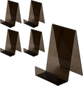 ZOEY Acrylic Book Stand with Ledge Black Display Easels Plate by ZOEY