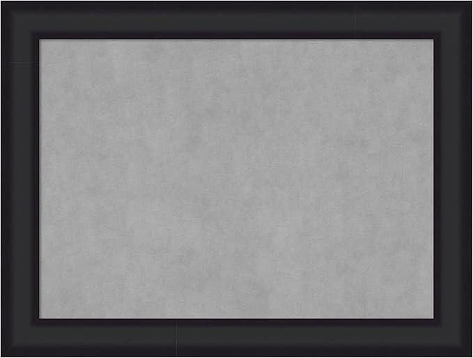 Amanti Art Black Framed Magnetic Board 25x33 Medium Vision Board by AmantiArt
