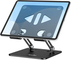 Aoviho Tablet Stand Holder for Desk, Adjustable Desktop Tablet Holder, Foldable - Image 7