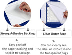 Coopaty 6" x 9" Adhesive Packing List Envelopes Clear Plastic Mailing Shipping - Image 7