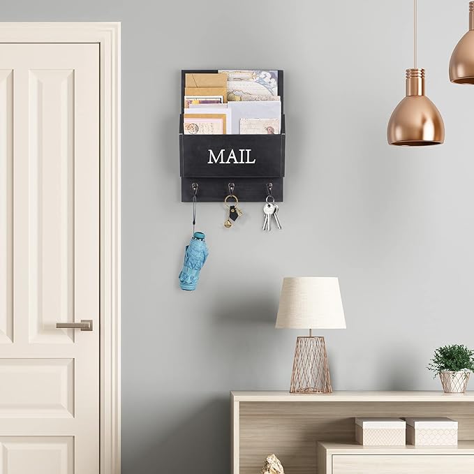 DLQuarts Mail Organizer with Key Holder - Image 2