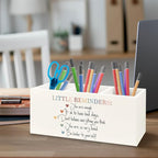URLLUAE Little Reminders Mental Health Wooden Pen Pencil Holder - Image 3