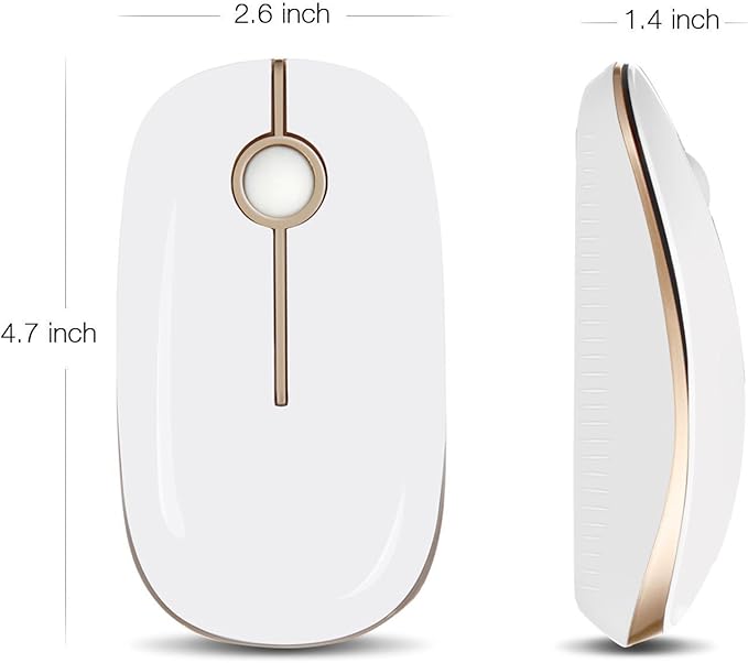 VssoPlor Wireless Mouse, 2.4G Slim Portable Computer Laptop Mouse - Image 8