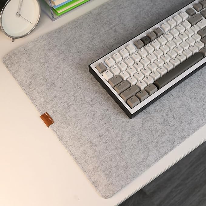 Bright Stone Felt Desk Mat, Non-Slip Mouse Pad, 27.5"x11.8" Office Supplies - Image 4