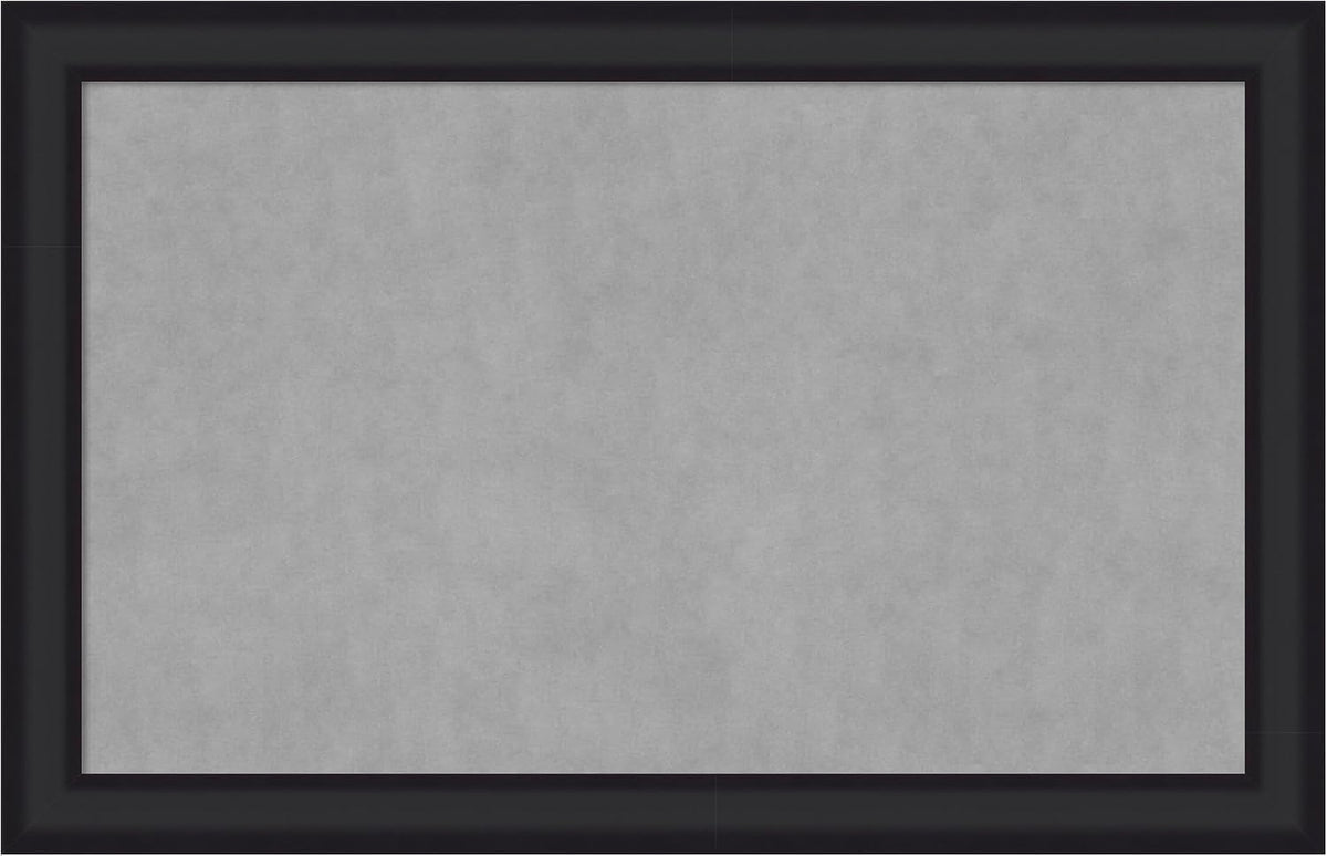 Amanti Art Black Framed Magnetic Board 29x45 Large Vision Board