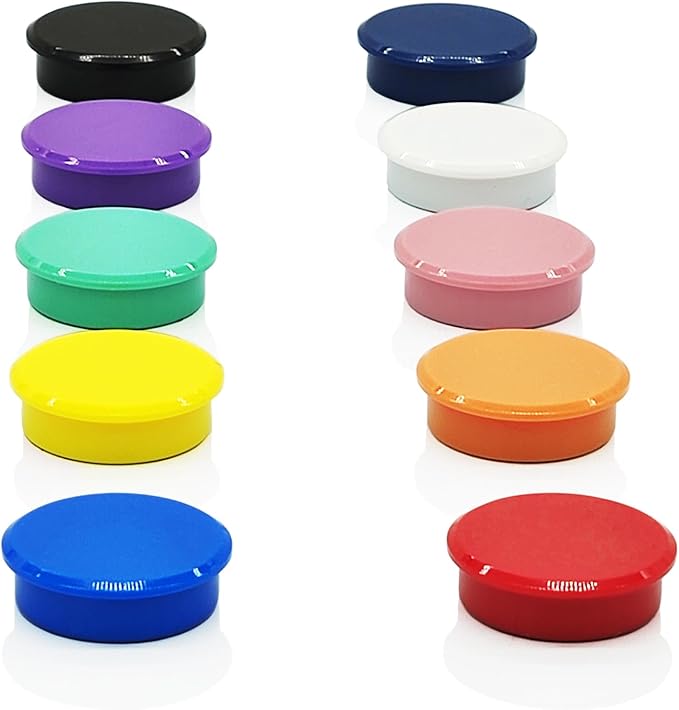PYJLBX Fridge Magnets, 10 Pack Strong Refrigerator Magnets, Colorful Cute Mini by PYJLBX