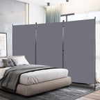 Room Divider 6FT Folding Privacy Screens, 3 Panel Partition Room Dividers by HOMSCREENER