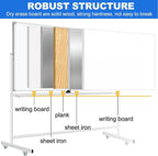 Max-officoo Magnetic White Board Dry Erase Whiteboard - Image 2