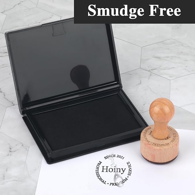 Black Stamp Pad, 4 x 2.5 Inch Premium Quality Ink Pad - Image 6
