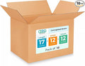 Medium Shipping & Moving Boxes 17x12x12 inches by IDLPackaging