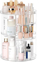 Rotating Makeup Organizer, DIY 8 Adjustable Layers Spinning Skincare Organizer by Jiavarry