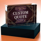 Custom Acrylic Sign Personalized, Custom Desk Name Plate, 18 Styles, - Image 4