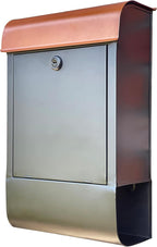 NACH Locking Mailbox, 16 x 4.5 x 10 inch, Waterproof Mailbox Wall Mount by NACH