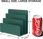OUTIOE Mail Organizer Countertop, Small Desk File Organizer, Metal File Holder - Image 3