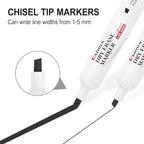Comix Black Dry Erase Markers, Chisel Tip Whiteboard Markers, 36 Bulk Black - Image 3