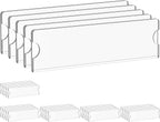 Richboom Acrylic Wall Name Plate Holder, 2x8 Inch, 30 Pack Clear Acrylic Sign