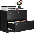 AFAIF 2 Drawer File Cabinets for Home Office, Metal Filing Cabinet by AFAIF