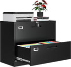 AFAIF 2 Drawer File Cabinets for Home Office, Metal Filing Cabinet by AFAIF