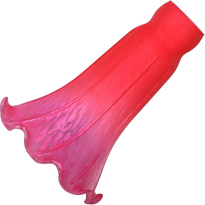 Bieye LS65 Lily Flower Blown Glass Lampshade by Bieye