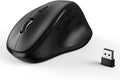 Ergonomic Wireless Mouse with USB Receiver by Unknown