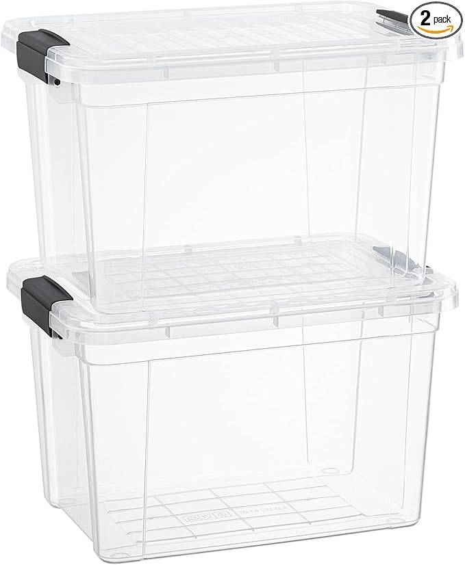 Superio Clear Storage Boxes by Superio