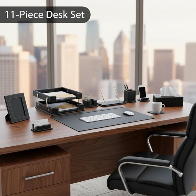 RitPin Desk Set, 11-Piece All-in-One – Executive Desk Accessories & Office - Image 7
