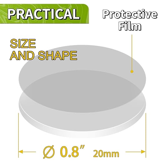 Piteno® 350Pcs Double Sided Adhesive Dots, 0.8" Clear Removable Sticky Adhesive - Image 2