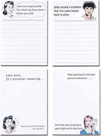 DUGUTUL 4 Funny Novelty Memo Pads, 4 x 5.5 in, 200 sheets, Coworker Gifts by WelcometovisitDUGUTULwithasmiletobuyyourfavoriteproducts