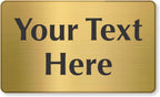 SmartSign Custom Brass Sign
